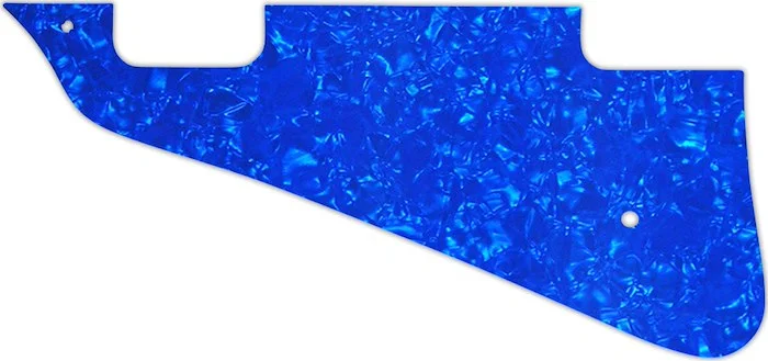 WD Custom Pickguard For Left Hand Gibson Les Paul Deluxe #28BU Blue Pearl/White/Black/White