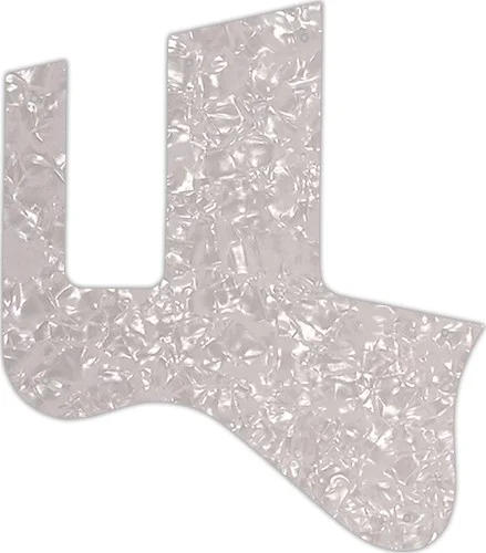 WD Custom Pickguard For Left Hand Gibson Les Paul Special Double Cutaway VOS #28 White Pearl/White/Black/White