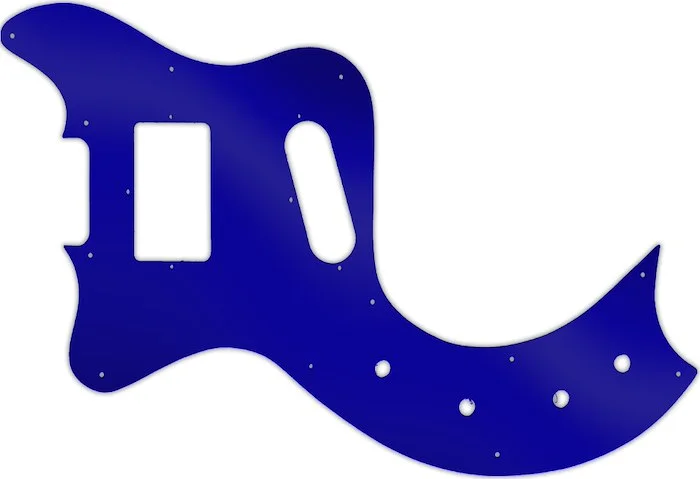 WD Custom Pickguard For Left Hand Gibson Marauder Deluxe #10DBU Dark Blue Mirror