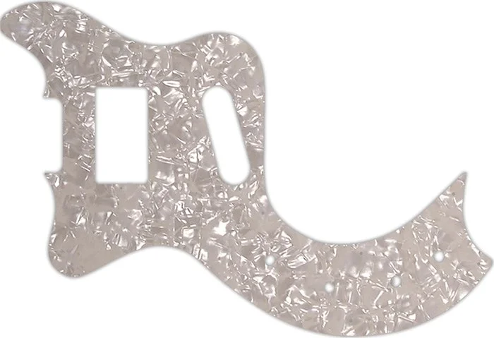 WD Custom Pickguard For Left Hand Gibson Marauder Deluxe #28A Aged Pearl/White/Black/White