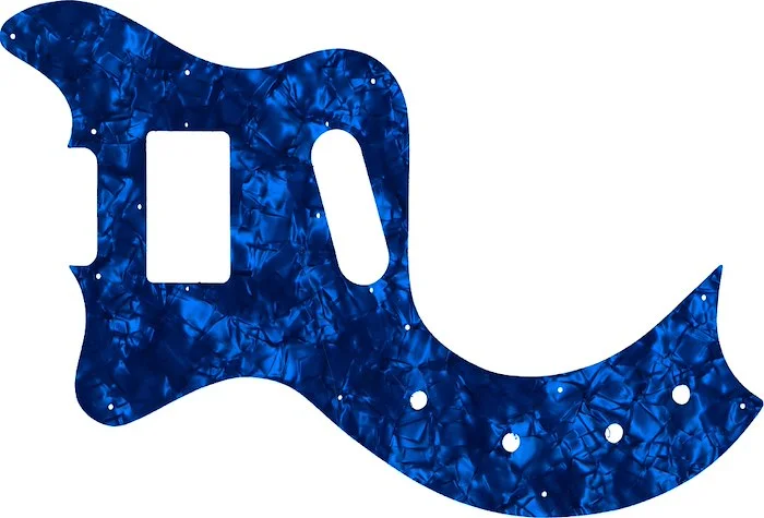 WD Custom Pickguard For Left Hand Gibson Marauder Deluxe #28DBP Dark Blue Pearl/Black/White/Black