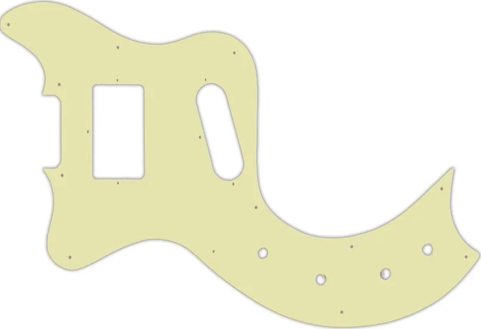 WD Custom Pickguard For Left Hand Gibson Marauder Deluxe #34S Mint Green Solid