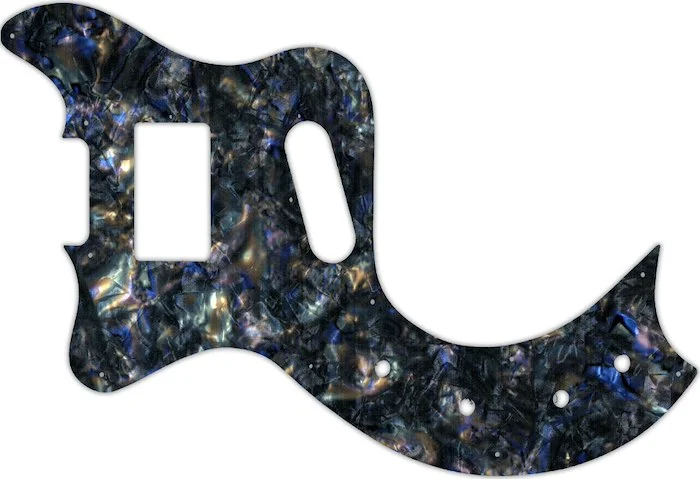 WD Custom Pickguard For Left Hand Gibson Marauder Deluxe #35 Black Abalone