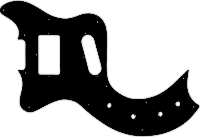 WD Custom Pickguard For Left Hand Gibson Marauder Deluxe #39 Black/Cream/Black/Cream/Black