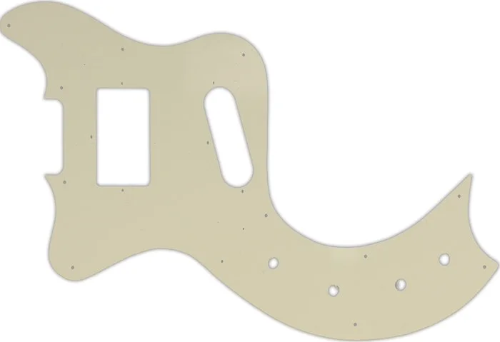 WD Custom Pickguard For Left Hand Gibson Marauder Deluxe #55 Parchment 3 Ply