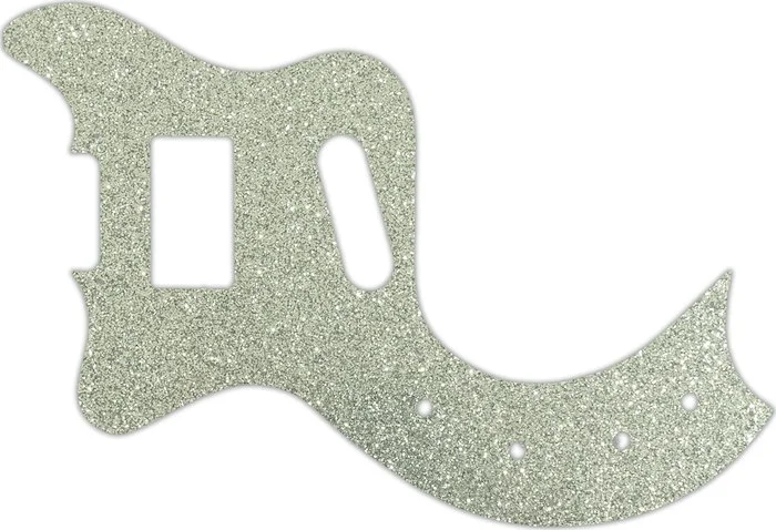 WD Custom Pickguard For Left Hand Gibson Marauder Deluxe #60SS Silver Sparkle 