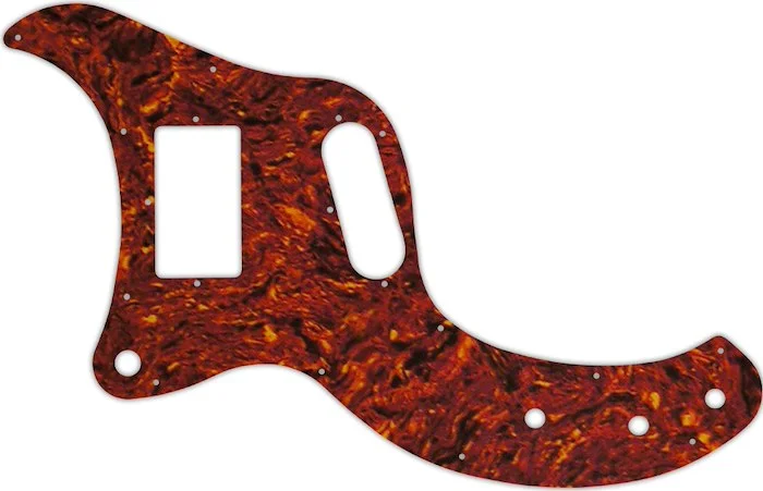 WD Custom Pickguard For Left Hand Gibson Marauder #05P Tortoise Shell/Parchment