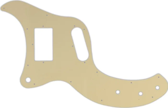 WD Custom Pickguard For Left Hand Gibson Marauder #06T Cream Thin