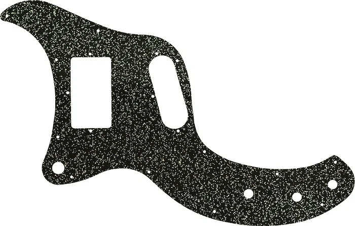 WD Custom Pickguard For Left Hand Gibson Marauder #60BS Black Sparkle 