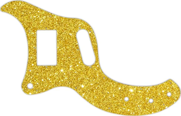 WD Custom Pickguard For Left Hand Gibson Marauder #60GS Gold Sparkle 