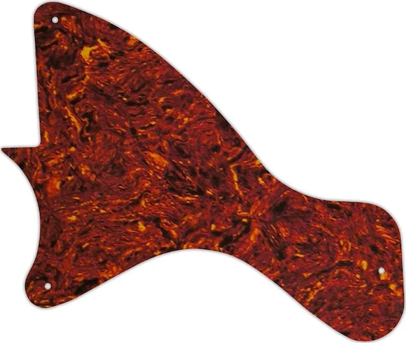 WD Custom Pickguard For Left Hand Gibson Original Vintage Les Paul Junior #05W Tortoise Shell/White