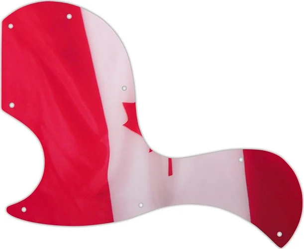 WD Custom Pickguard For Left Hand Gibson SG Junior #G11 Canadian Flag Graphic