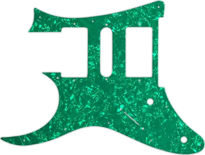 WD Custom Pickguard For Left Hand Ibanez 2009 RG350DX #28GR Green Pearl/White/Black/White