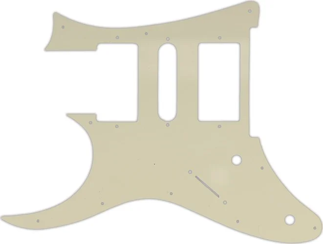 WD Custom Pickguard For Left Hand Ibanez 2009 RG350DX #55S Parchment Solid