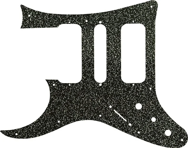 WD Custom Pickguard For Left Hand Ibanez 8 String TAM10 #60BS Black Sparkle 