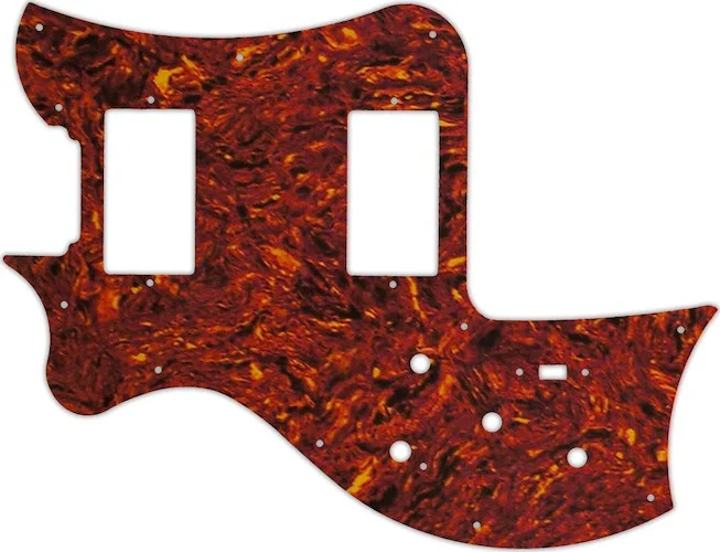 WD Custom Pickguard For Left Hand Maton Australia 2014 MS500 #05W Tortoise Shell/White