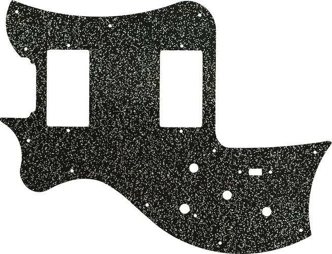 WD Custom Pickguard For Left Hand Maton Australia 2014 MS500 #60BS Black Sparkle