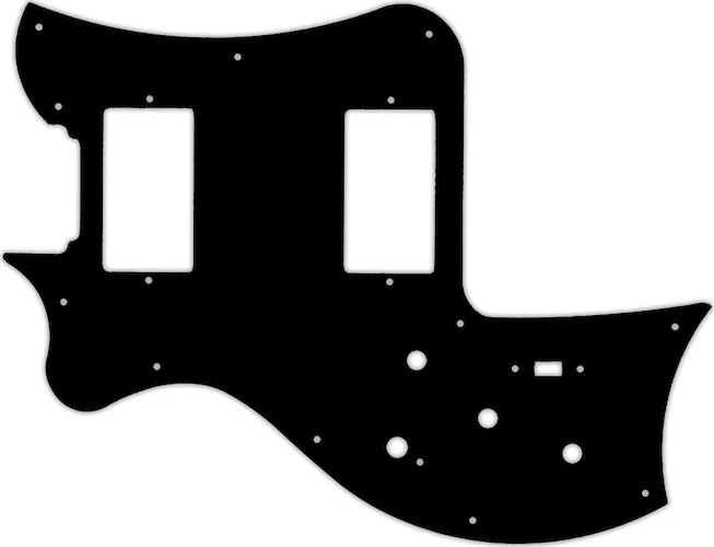 WD Custom Pickguard For Left Hand Maton Australia 2014 MS500 #03P Black/Parchment/Black