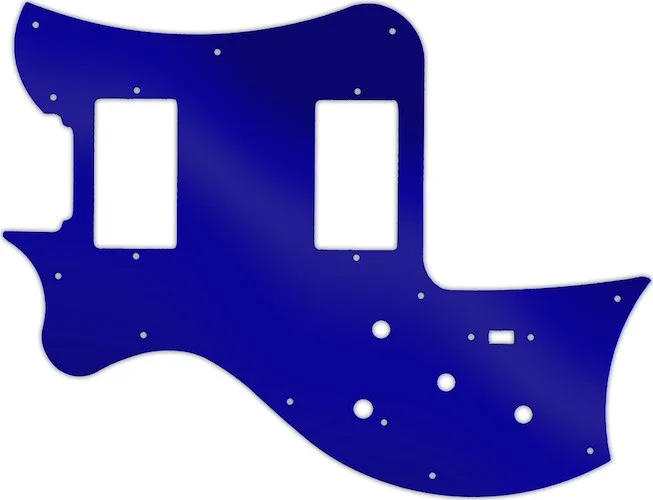 WD Custom Pickguard For Left Hand Maton Australia 2014 MS500 #10DBU Dark Blue Mirror