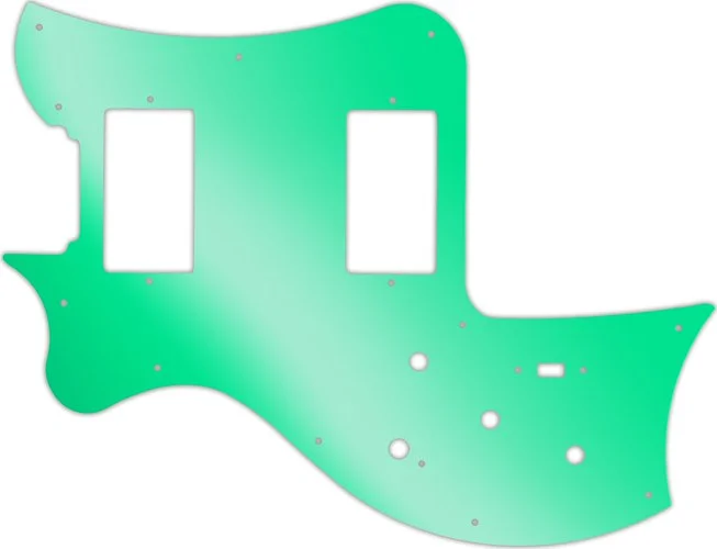 WD Custom Pickguard For Left Hand Maton Australia 2014 MS500 #10GR Green Mirror