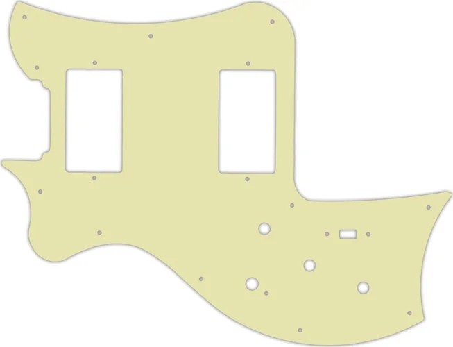 WD Custom Pickguard For Left Hand Maton Australia 2014 MS500 #34T Mint Green Thin