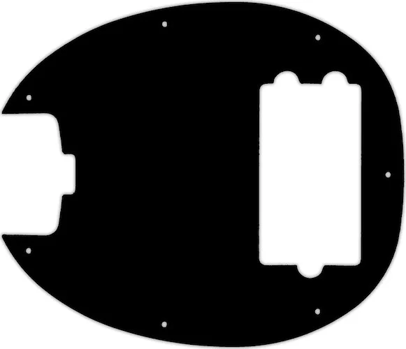 WD Custom Pickguard For Left Hand Music Man 2019 Short Scale StingRay Special #03 Black/White/Black