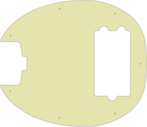 WD Custom Pickguard For Left Hand Music Man 2019 Short Scale StingRay Special #34T Mint Green Thin