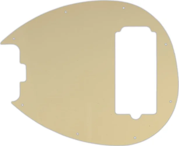 WD Custom Pickguard For Left Hand Music Man 5 String Sterling 5-H Bass #06T Cream Thin