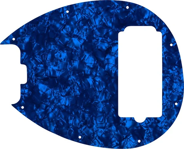 WD Custom Pickguard For Left Hand Music Man 5 String Sterling 5-H Bass #28DBP Dark Blue Pearl/Black/White/Black