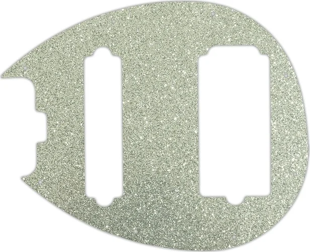 WD Custom Pickguard For Left Hand Music Man 5 String Sterling 5-HS Bass #60SS Silver Sparkle 