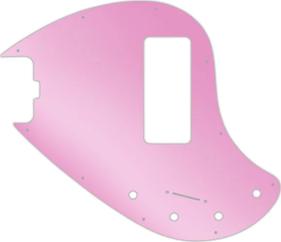 WD Custom Pickguard For Left Hand Music Man 5 String StingRay 5-H Through Neck Bass With Old Style Rounded Hum