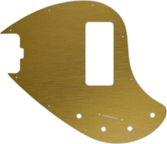 WD Custom Pickguard For Left Hand Music Man 5 String StingRay 5-H Through Neck Bass With Old Style Rounded Hum