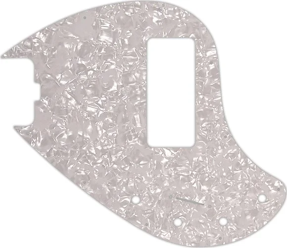 WD Custom Pickguard For Left Hand Music Man 5 String StingRay 5-H Through Neck Bass With Old Style Rounded Hum