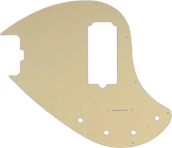 WD Custom Pickguard For Left Hand Music Man 5 String StingRay 5-H Through Neck Bass #06B Cream/Black/Cream