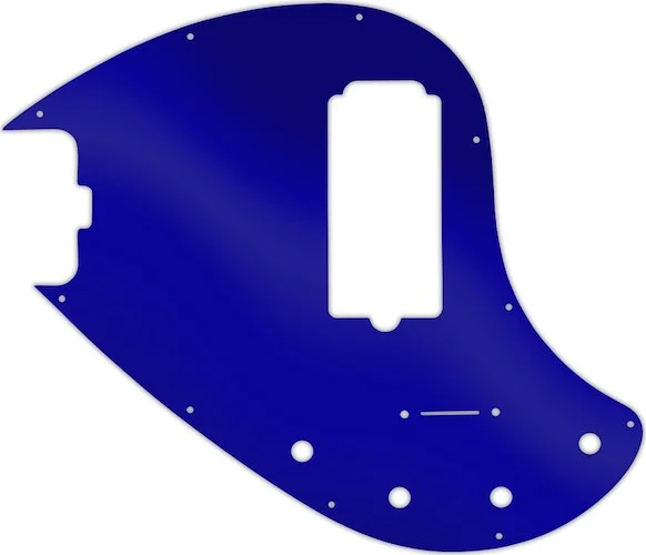 WD Custom Pickguard For Left Hand Music Man 5 String StingRay 5-H Through Neck Bass #10DBU Dark Blue Mirror