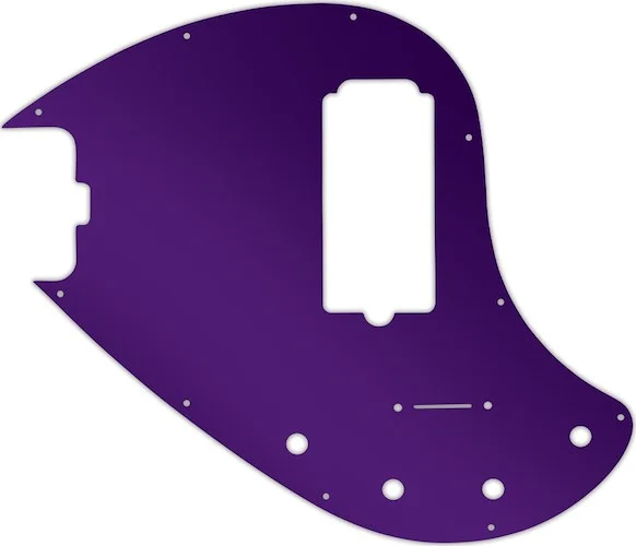 WD Custom Pickguard For Left Hand Music Man 5 String StingRay 5-H Through Neck Bass #10PR Purple Mirror