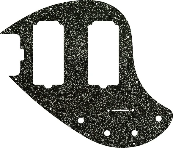 WD Custom Pickguard For Left Hand Music Man 5 String StingRay 5-HH Through Neck Bass #60BS Black Sparkle 