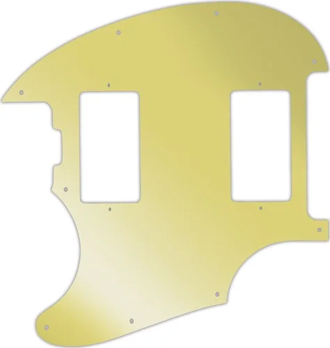 WD Custom Pickguard For Left Hand Music Man StingRay II #10GD Gold Mirror