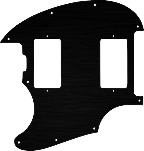 WD Custom Pickguard For Left Hand Music Man StingRay II #27T Simulated Black Anodized Thin