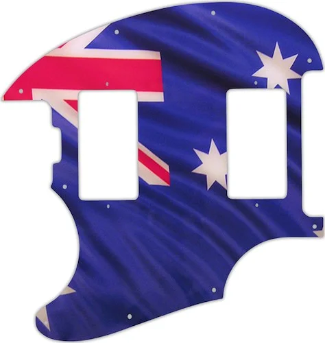 WD Custom Pickguard For Left Hand Music Man StingRay II #G13 Aussie Flag Graphic