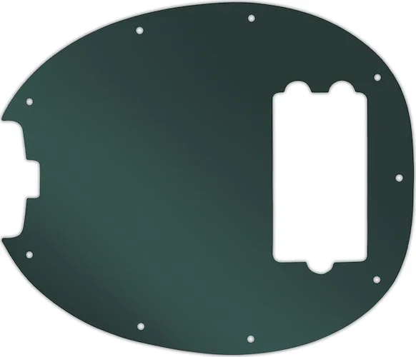 WD Custom Pickguard For Left Hand Music Man StingRay Classic Bass #10S Smoke Mirror