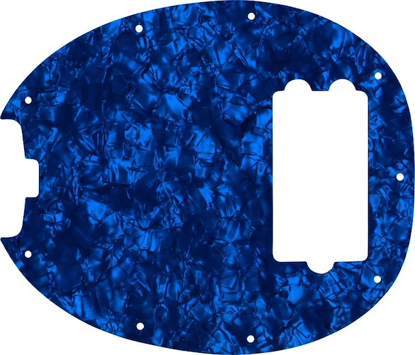 WD Custom Pickguard For Left Hand Music Man StingRay Classic Bass #28DBP Dark Blue Pearl/Black/White/Black