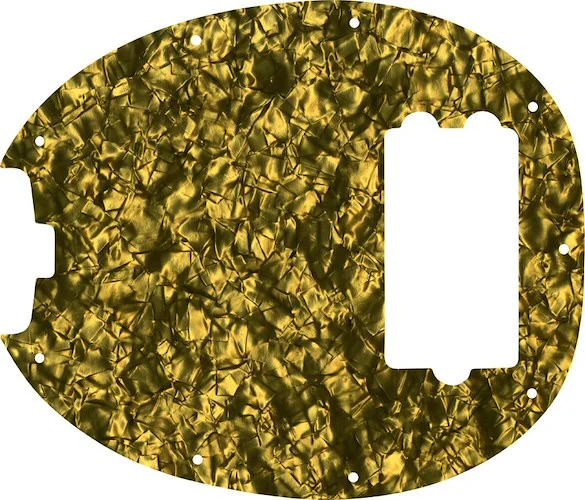WD Custom Pickguard For Left Hand Music Man StingRay Classic Bass #28GD Gold Pearl/Black/White/Black