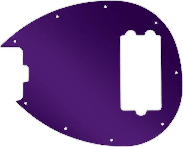 WD Custom Pickguard For Left Hand Music Man Sterling 4-H Bass #10PR Purple Mirror