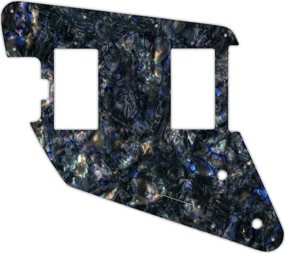 WD Custom Pickguard For Left Hand Music Man Albert Lee HH #35 Black Abalone