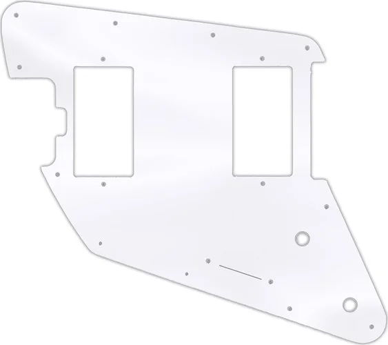 WD Custom Pickguard For Left Hand Music Man Albert Lee HH #45T Clear Acrylic Thin