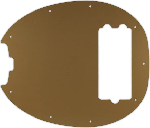WD Custom Pickguard For Left Hand Music Man Old Smoothie 40th Anniversary StingRay Bass #59 Gold/Clear/Gold