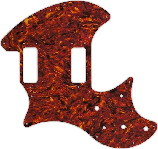 WD Custom Pickguard For Left Hand Ovation Breadwinner #05P Tortoise Shell/Parchment