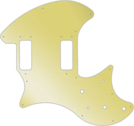 WD Custom Pickguard For Left Hand Ovation Breadwinner #10GD Gold Mirror