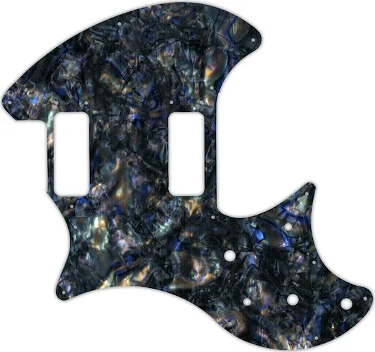 WD Custom Pickguard For Left Hand Ovation Breadwinner #35 Black Abalone